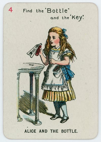 Alice og flasken af John Tenniel