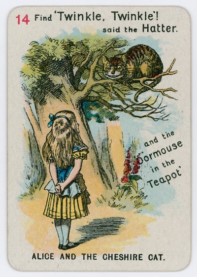 Alice og Cheshire-katten af John Tenniel
