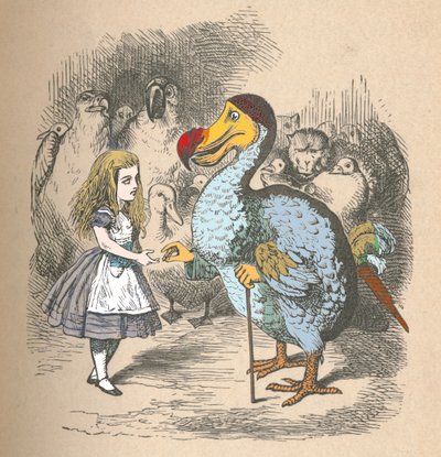 Alice and the Dodo, 1889 af John Tenniel
