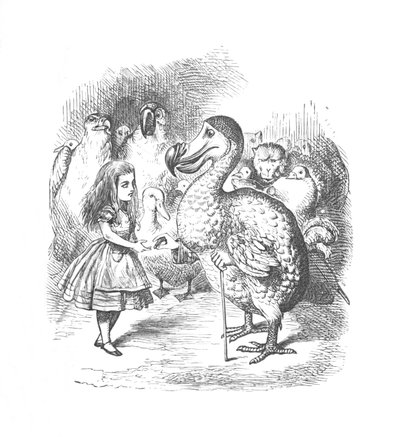 Alice and the Dodo, 1889 af John Tenniel