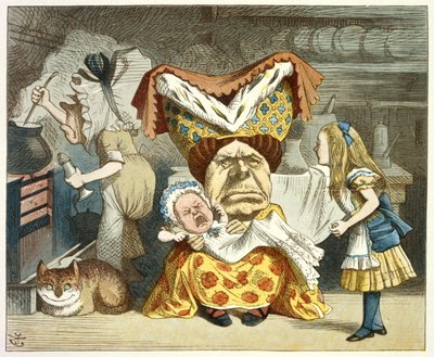 Alice og hertuginden af John Tenniel