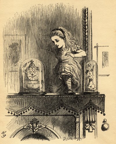 Alice in the Looking Glass House, illustration fra 