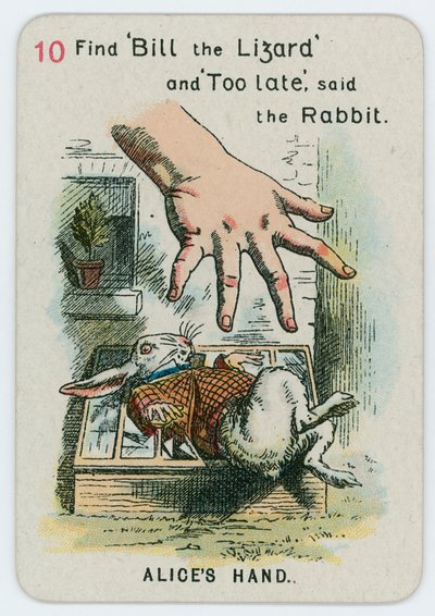 Alices hånd af John Tenniel