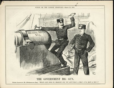 Illustration af John Tenniel (1820-1914) i Punch af John Tenniel