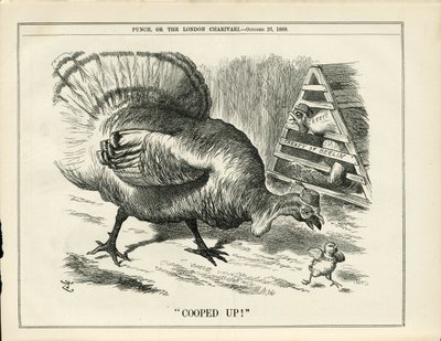 Illustration af John Tenniel (1820-1914) i Punch af John Tenniel