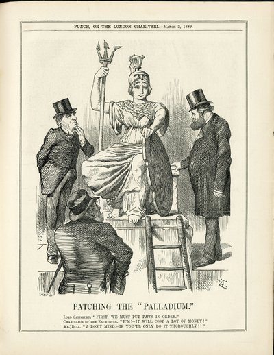 Illustration af John Tenniel (1820-1914) i Punch af John Tenniel