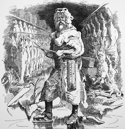 Hr. Punchs syn på den fremtidige betydning af køling af John Tenniel