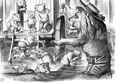 Punchs råd til de britiske feriegæster ved havet af John Tenniel