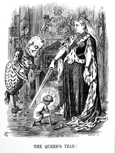 Dronning Victorias diamantjubilæum af John Tenniel