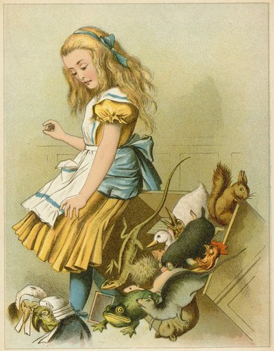 Hun væltede eventyrboksen fra Alice