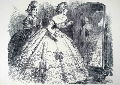 Den hjemsøgte dame. af John Tenniel