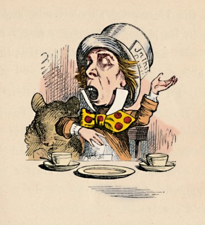 Den gale hattemager, 1889 af John Tenniel