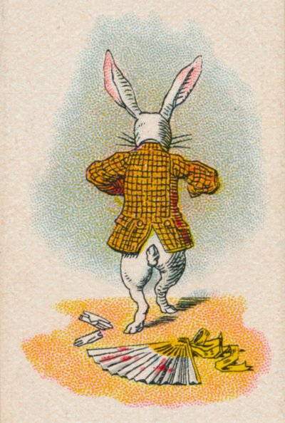 Kaninen løber væk, 1930 af John Tenniel