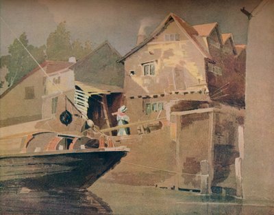 The River, King Street, Norwich, c1800 af John Thirtle