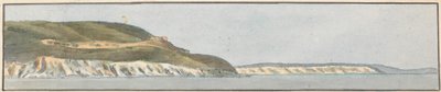 Dunmose, West by North (en af fem tegninger på en montering) af John Thomas Serres