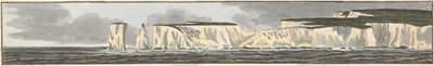 Old Harry, Swanage Bay af John Thomas Serres