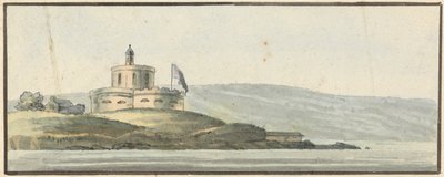 St. Mawes Castle, Falmouth, East South East af John Thomas Serres