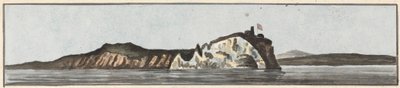 The Needles Bearing East (en af fem tegninger på en montering) af John Thomas Serres