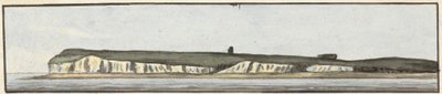 The North Foreland (en af tre tegninger på en montering) af John Thomas Serres
