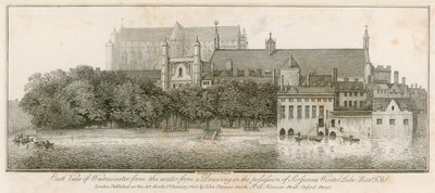 Østlig udsigt over Westminster fra vandet af John Thomas Smith
