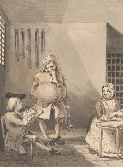 Hogarth-tegning Sarah Malcolm af John Thomas Smith