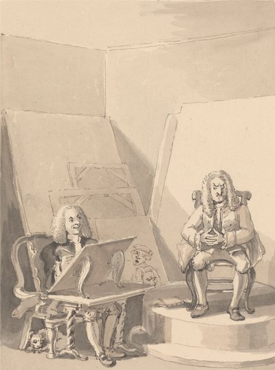Hogarth laver et portræt af H. Fielding, for en boghandler, efter træk af Garrick, der lånte en af forfatterens parykker til det særlige formål. Der er ikke noget ægte portræt af ham af John Thomas Smith