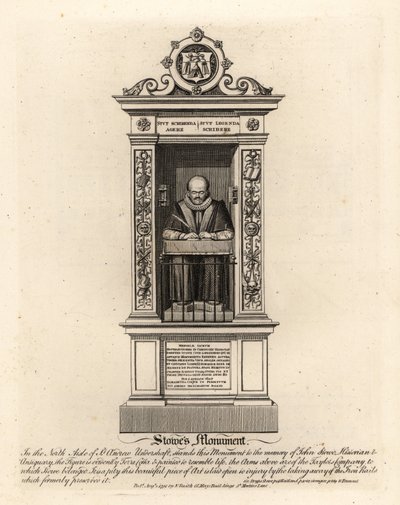 John Stowe, historiker og antikvar af John Thomas Smith