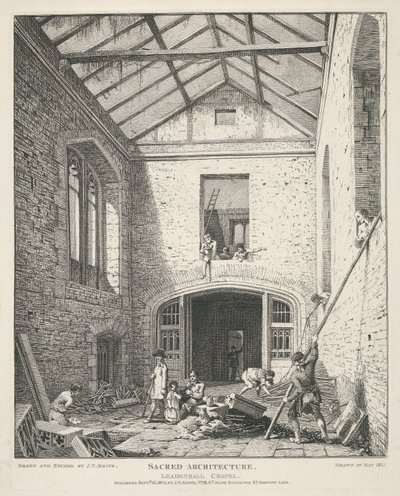 Leadenhall-kapellet af John Thomas Smith