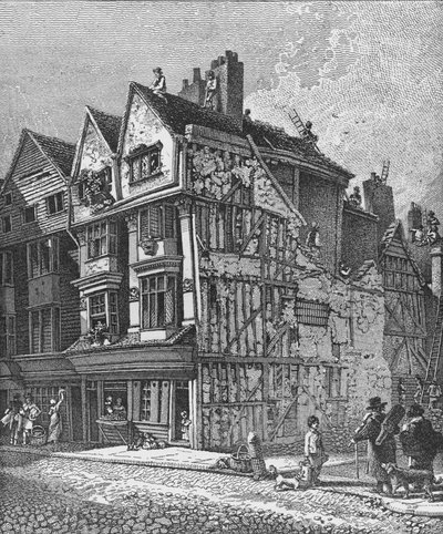Long Lane, Smithfield, City of London, 1810 1911 af John Thomas Smith
