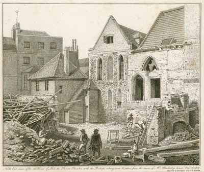 Nordøst udsigt over det gamle House of Lords og Prince