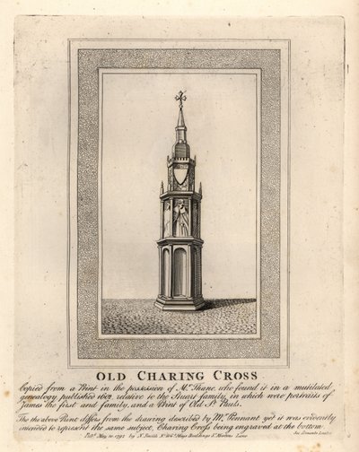 Old Charing Cross, et af 12 middelalderlige Eleanor-kors, opført i 1290