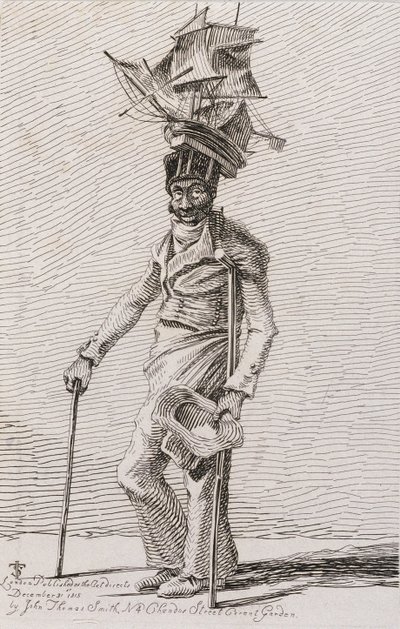Joseph Johnson, fra Etchings of Remarkable Beggars, Itinerant Traders and Other Persons..., 1815 9 af John Thomas after Smith