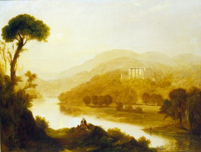 Abbotsford, Sir Walter Scotts hjem, 1828 af John Thomson