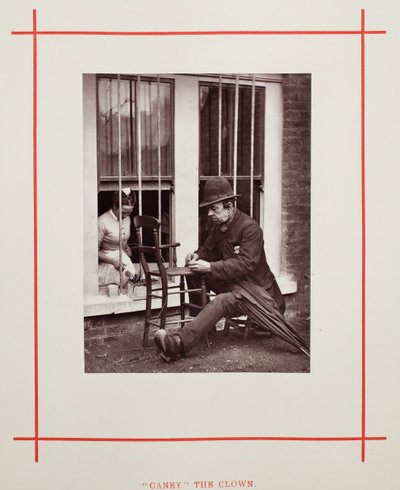 Caney the Clown, 1877. af John Thomson