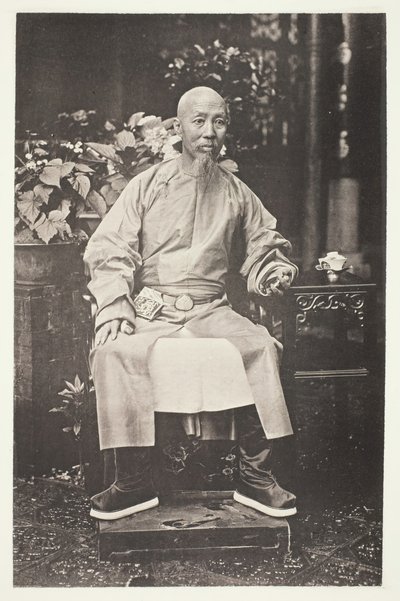 Jui-Lin, generalguvernør for de to Kwang-provinser, ca. 1868. af John Thomson