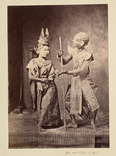[Khon-udøvere] af John Thomson