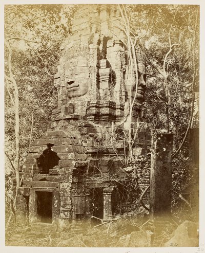 Bayon-templet, Angkor Thom af John Thomson