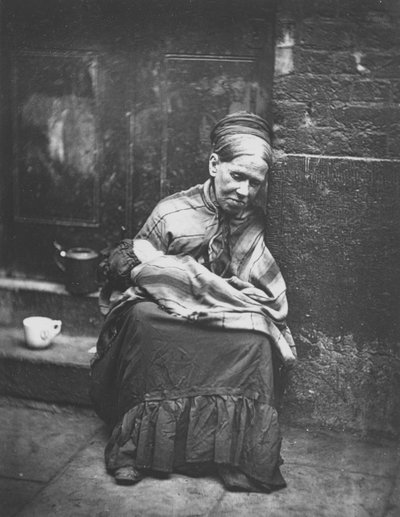 The Crawlers, fra Street Life i London, af J. Thomson og Adolphe Smith, 1877 af John Thomson