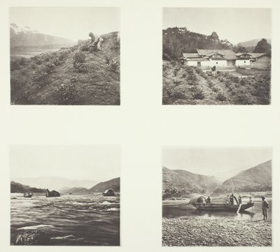 Teplanten; Teplanten; Yenping Rapids; En lille hurtiggående båd af John Thomson