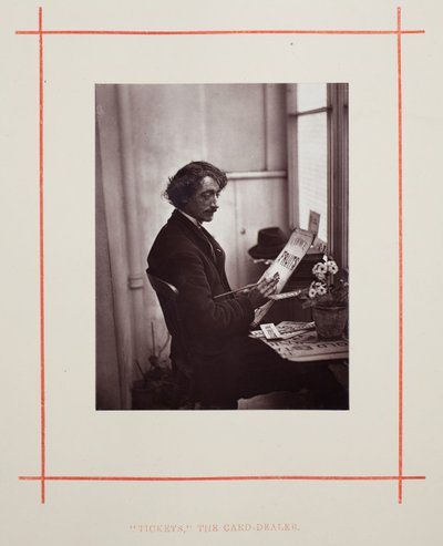 Billetter til korthandleren, 1877. af John Thomson