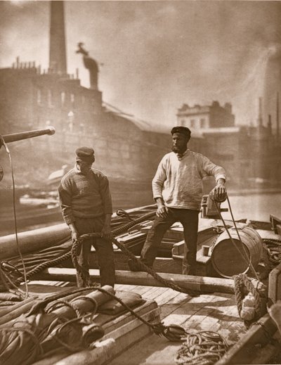 Arbejdere på "Silent Highway", fra "Street Life in London", 1877-78 (woodburytype) af John Thomson