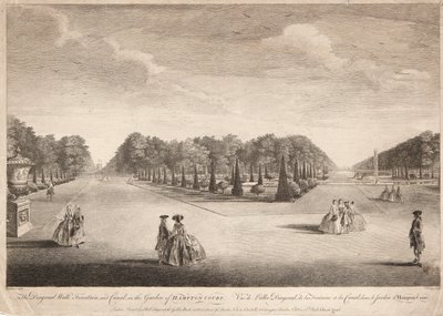 Diagonalvandringen, springvandet og kanalen af John Tinney