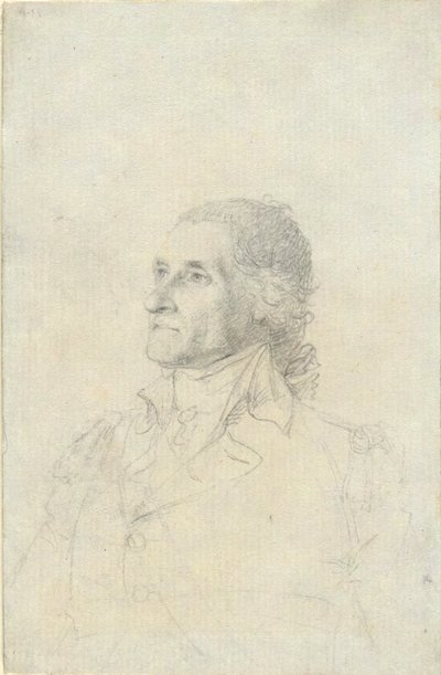 (Uidentificeret mand - muligvis Washington?) af John Trumbull