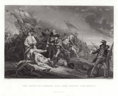 Slaget ved Bunker Hill af John Trumbull
