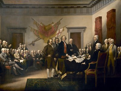 Uafhængighedserklæring af John Trumbull
