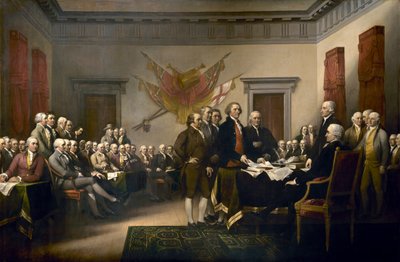 Uafhængighedserklæring af John Trumbull