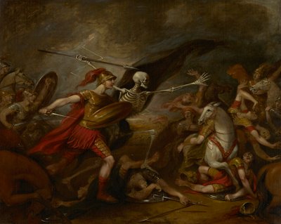 Joshua i slaget ved Ai - overværet af døden af John Trumbull