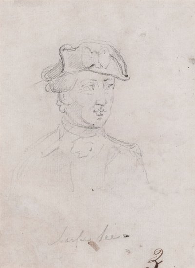 Generalmajor Charles Lee, undersøgelse for foreslået af John Trumbull