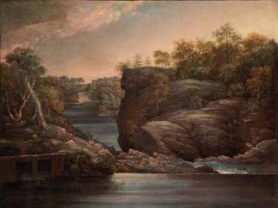 Norwich Falls (eller The Falls of the Yantic ved Norwich) af John Trumbull