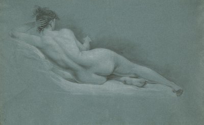 Liggende nøgen, set bagfra af John Trumbull